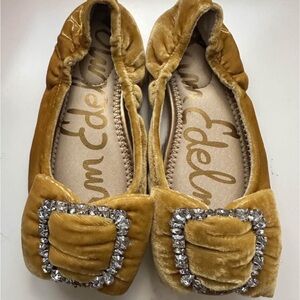 Girls Velvet Sam Edelman flats